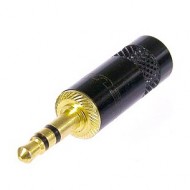 CONECTOR MINI JACK 3,5 mm ESTEREO MACHO AEREO NEUTRIK NYS231BG negro