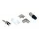 CONECTOR ACODADO MINIJACK ESTEREO DE 3.5 mm NEUTRIK