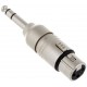 NEUTRIK ADAPTADOR XLR 3 HEMBRA/JACK ESTEREO MACHO NA3FP