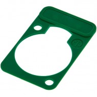 NEUTRIK PLACA IDENTIFICACION DSS-5 COLOR VERDE PARA CONECTORES CHASIS