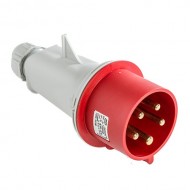 CETAC CEE IDE MACHO AEREO 32A 3P+N+T IP44