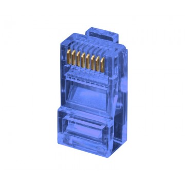 CONECTOR RJ45 UTP CAT6 AZUL