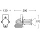 TRITON MINI RECORTE LED COB 20W 3200K 5º BLANCO