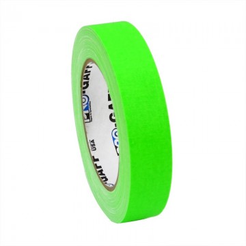 CINTA DE TELA FLUORESCENTE 24 mm x 22,8 m VERDE