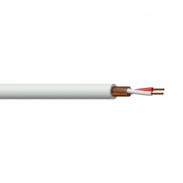 PROCAB CABLE MICROFONO 2X 0,125 mm BLANCO - 1 m