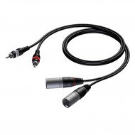 PROCAB CABLE 2 XLR MACHO/2 RCA MACHO DE 1,5 MTS