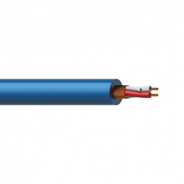 PROCAB CABLE MICROFONO 2 X 0,23 mm AZUL - 1 metro