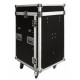 JV CASE Flightcase 19" de 10/18U Frontal 18U + Superior 10U + MESA