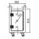 JV CASE Flightcase 19" de 10/18U Frontal 18U + Superior 10U + MESA