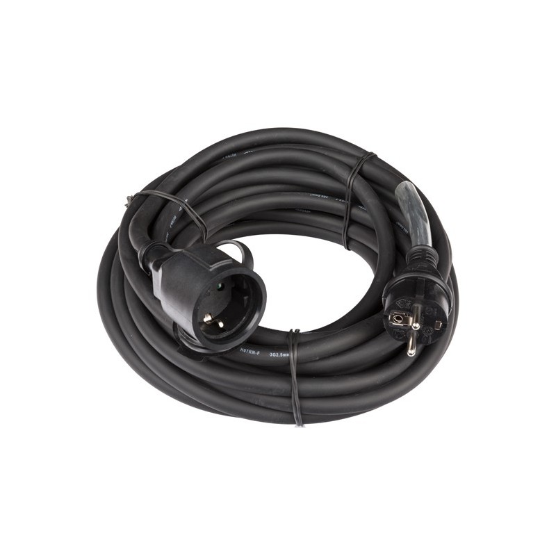 Cable alargador de corriente H05VV-F 3G1.5mm² 10m