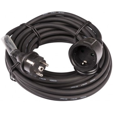 Cable alargador con conectores schuco de 10 metros de 3x1,5mm