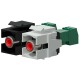 PROCAB CONECTOR RCA con tornillos color blanco KEYSTONE