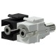 PROCAB Conector Jack a Jack KEYSTONE color blanco