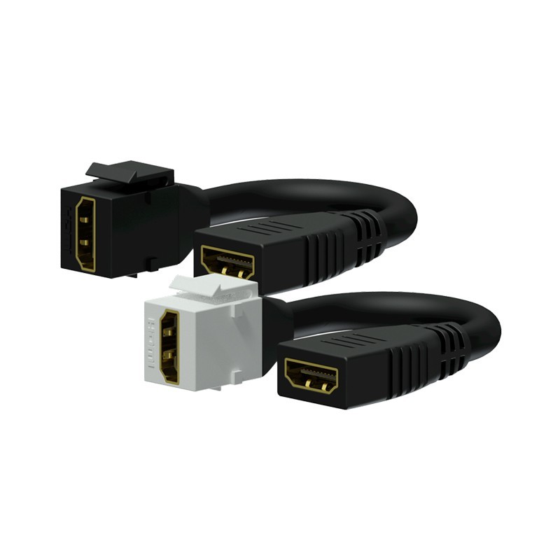 Adaptador HDMI magnético con puerto HDMI hembra y macho de 20 pines tipo A