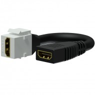 PROCAB ADPTADOR HDMI hembra - HDMI hembra Color BLANCO SISTEMA KEYSTONE