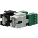 PROCAB Conector USB 2.0 A - terminal con tornillos color negro 