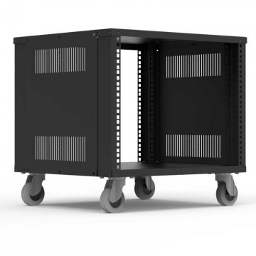 MUEBLE RACK FACTOR RACK CON RUEDAS 8U