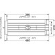 BT PROFILE160/0PTIC 15-30 LENTE 15/30 para recorte LED 160W