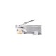 CONECTOR RJ45 TIPO "EASY" UTP CAT6 TRANSPARENTE