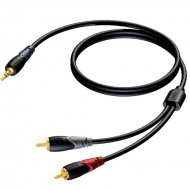 PROCAB CABLE MINI JACK MACHO STEREO a 2 RCA MACHODE 3 m