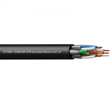 PROCAB CABLE CAT6A U/FTP CRP B2ca-s1a, d1,a1 en rollo de 305m