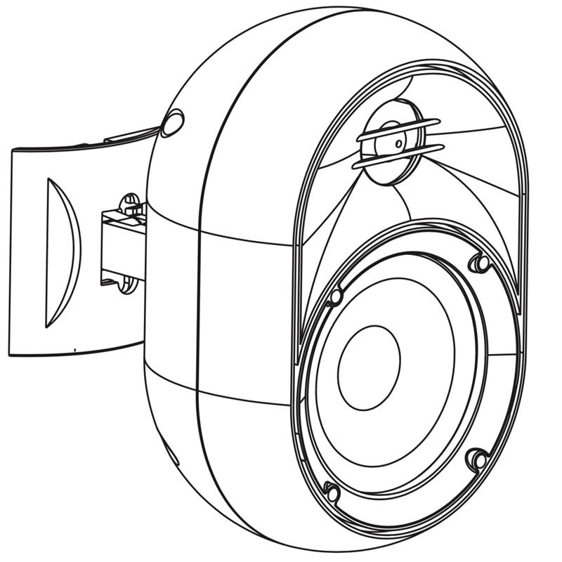 EHP660IPB ALTAVOZ PASIVO 6.5\ 60W 100V IP55 AUDIOPHONY (PAREJA) - Power  Light