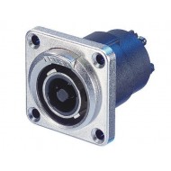 //CONECTOR SPEAKON CHASIS 4 CONTACTOS HEMBRA Neutrik NLT4FP LIQUIDACION