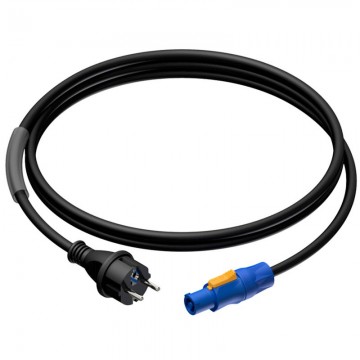 PROCAB CABLE DE ALIMENTACION SCHUKO MACHO A POWERCON DE 1,5m 