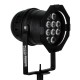 BRITEQ Proyector PAR 6in1 12 LED de 12W RGBWA+UV 15º color negro
