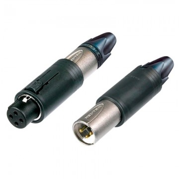 CONECTOR XLR 3 MACHO-HEMBRA UNISEX NEUTRIK NC3-FM-C Nikel