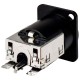 CONECTOR ETHERCON CHASIS CAT-6 MONTAJE EN PLACA NEGRO NE8FDY-C6-B