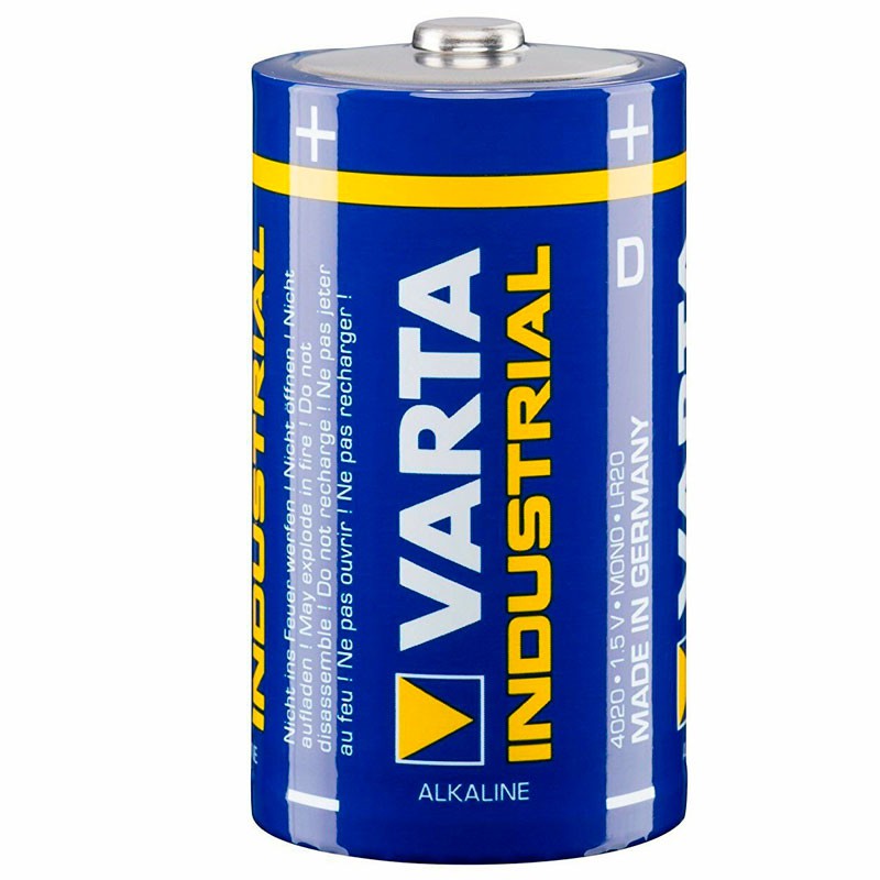 Pilas alcalinas: Pilas alcalinas Varta Industrial LR20 (D) [Bandeja de 20  unidades]