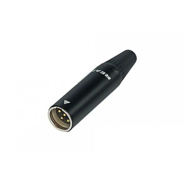 CONECTOR MINI XLR 4P MACHO AEREO