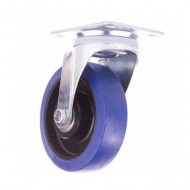 ADMIRAL Rueda giratoria diámetro 160 mm, color azul, sin freno WLL 300 Kg