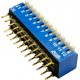 MICRO SWITCH 12 DIP color azul para PCB 90º