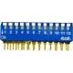 MICRO SWITCH 12 DIP color azul para PCB 90º