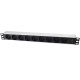 BASE 8 Schukos SIN interruptor formato rack 19" 1U