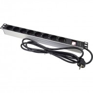 BASE 8 SCHUCO CON INTERRUPTOR FORMATO RACK 19"