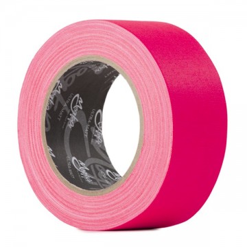 CINTA DE TELA FLUORESCENTE 50 mm x 25 m ROSA