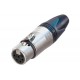 CONECTOR XLR 6 PIN HEMBRA AEREO NEUTRIK SERIE XX