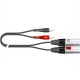 CABLE 2 RCA/2 XLR 3P.MACHO DE 3 m IT