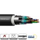 PROCAB Cable híbrido 2 Audio + 2 DMX + 1 CAT7 + alimentación 3x2,5mm