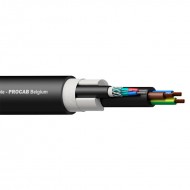 PROCAB Cable híbrido Señal audio/DMX + alimentación 3x1,5mm