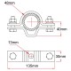 DOUGHTY UNIVERSAL CLAMP 48 mm FOR M12 BLACK