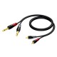 PROCAB CABLE 2 RCA MACHO A 2 JACK MONO STEREO 3 m