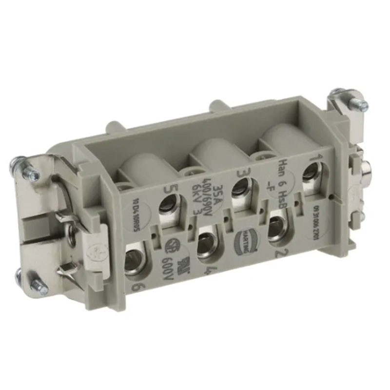 Contacto Hembra De 6 Polos 35A Harting 09310062701 Harting
