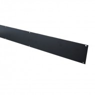 PLACA CIEGA MULTIBAR 200 CM. NEGRO. ESPESOR 2 MM