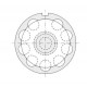 DR.FISCHER LAMPARA MEDICA 6V 4,5A E14 MIT RING 