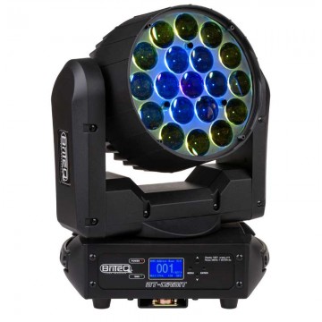 BRITEQ BT-ORBIT CABEZA MOVIL 19 LED 15W RGBW ZOOM 10 a 60º