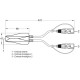 CONVERTIDOR DANTE RJ45 a ANALOGICO en XLR